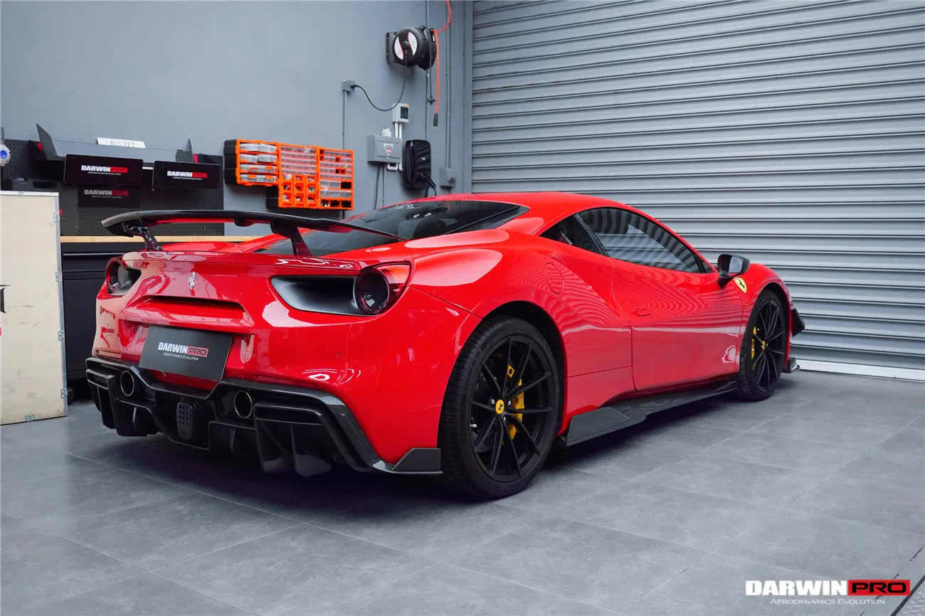 2015-2020 Ferrari 488 GTB & Spider iMP-Performance Carbon Fiber Side Skirts Under Board