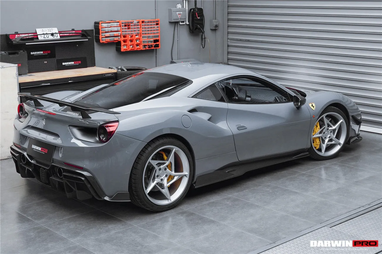 2015-2020 Ferrari 488 GTB & Spider iMP-Performance Carbon Fiber Side Skirts Under Board