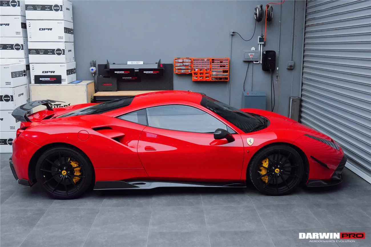 2015-2020 Ferrari 488 GTB & Spider iMP-Performance Carbon Fiber Side Skirts Under Board
