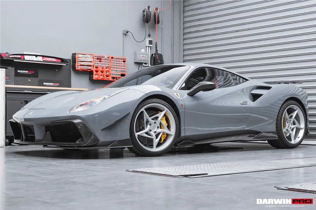 2015-2020 Ferrari 488 GTB & Spider iMP-Performance Carbon Fiber Side Skirts Under Board