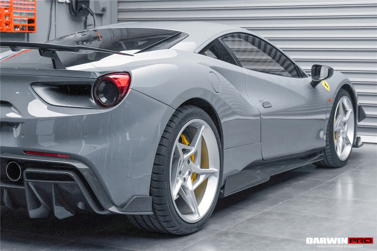 2015-2020 Ferrari 488 GTB & Spider iMP-Performance Carbon Fiber Side Skirts Under Board