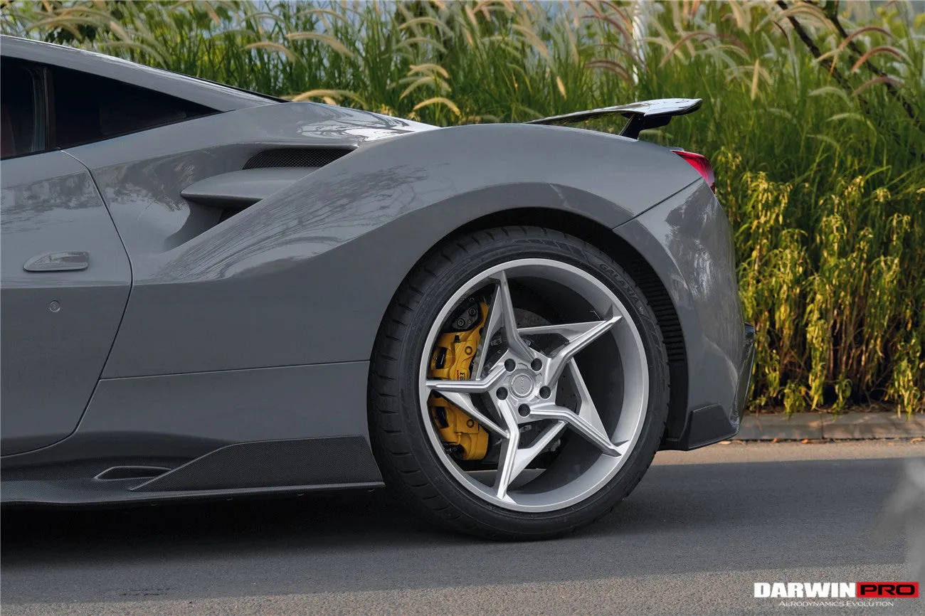 2015-2020 Ferrari 488 GTB & Spider iMP-Performance Carbon Fiber Side Skirts Under Board