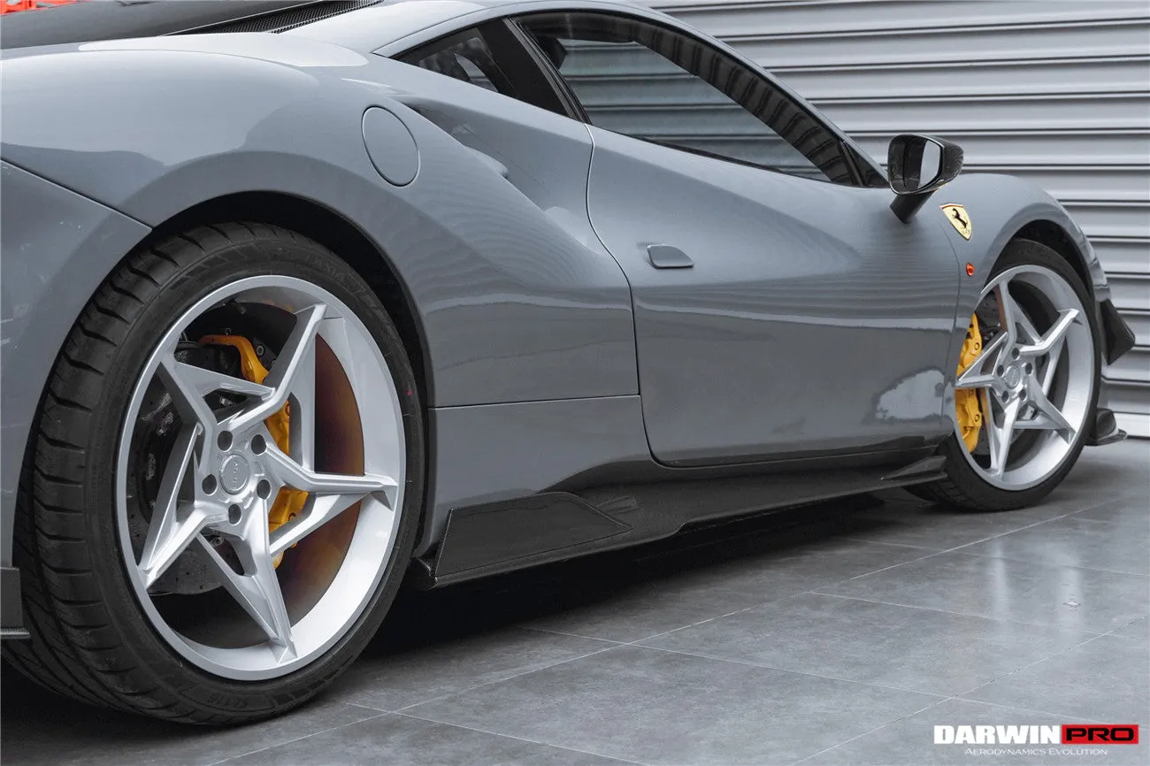 2015-2020 Ferrari 488 GTB & Spider iMP-Performance Carbon Fiber Side Skirts Under Board