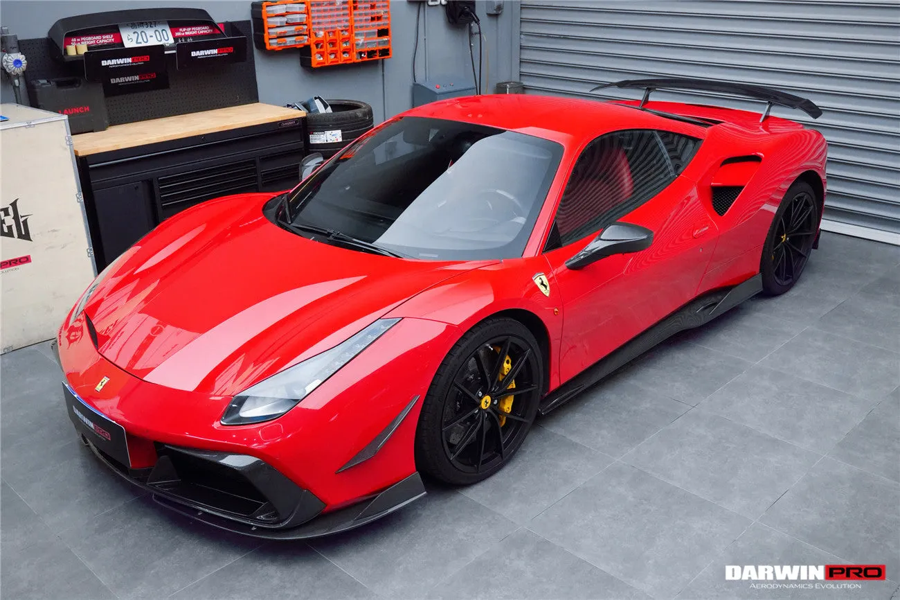 2015-2020 Ferrari 488 GTB & Spider iMP-Performance Carbon Fiber Side Skirts Under Board