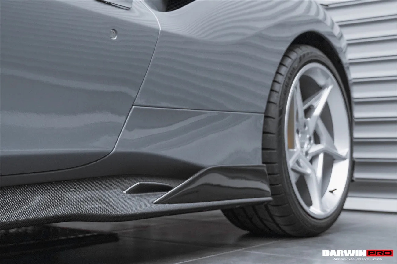 2015-2020 Ferrari 488 GTB & Spider iMP-Performance Carbon Fiber Side Skirts Under Board