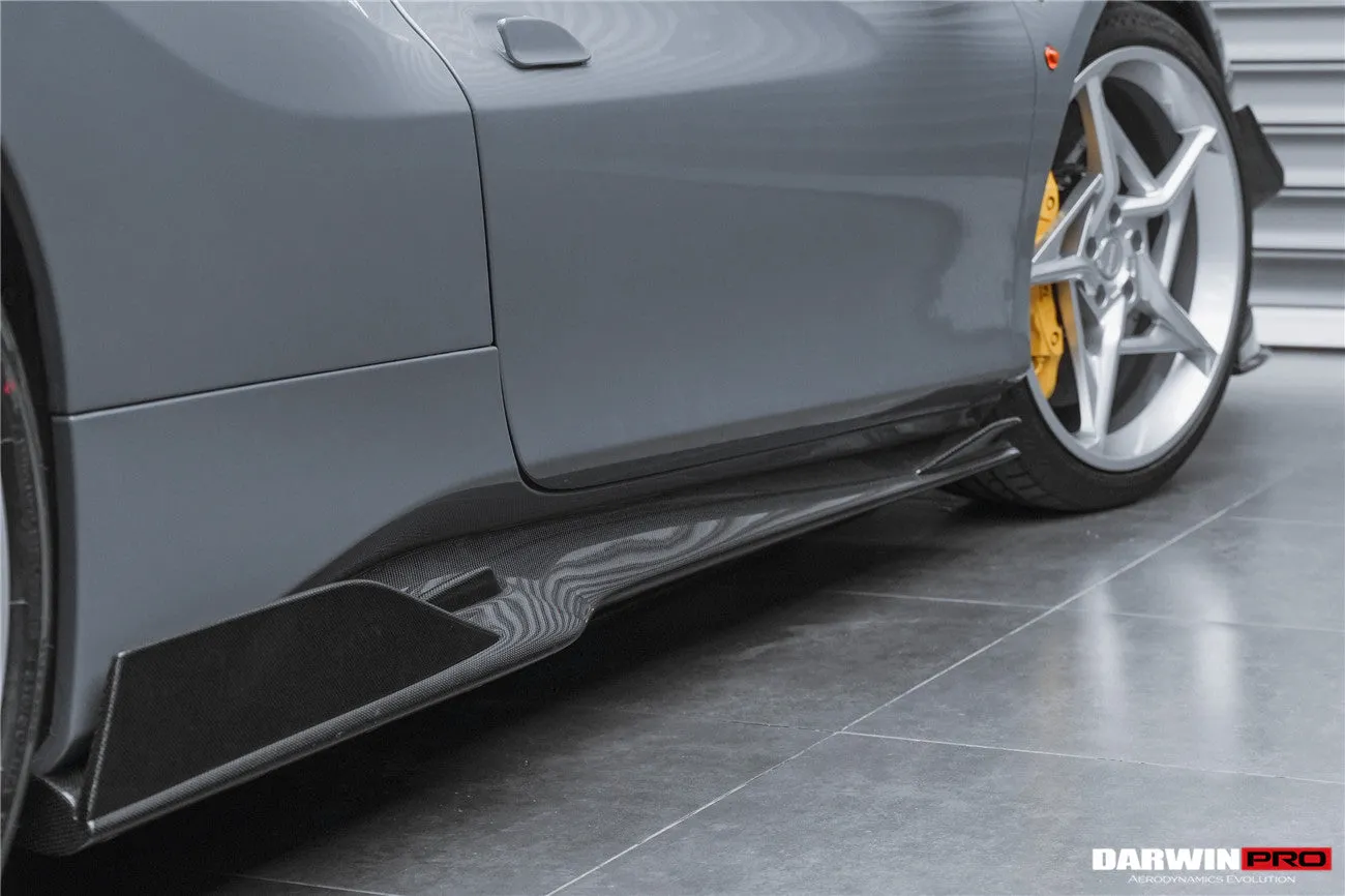 2015-2020 Ferrari 488 GTB & Spider iMP-Performance Carbon Fiber Side Skirts Under Board