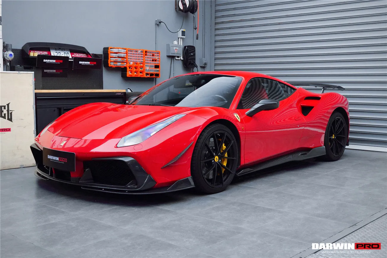 2015-2020 Ferrari 488 GTB & Spider iMP-Performance Carbon Fiber Side Skirts Under Board