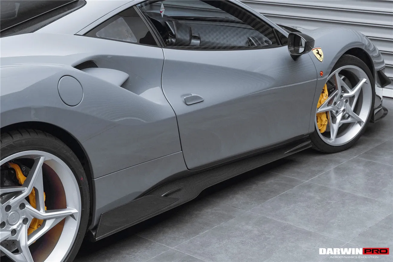 2015-2020 Ferrari 488 GTB & Spider iMP-Performance Carbon Fiber Side Skirts Under Board