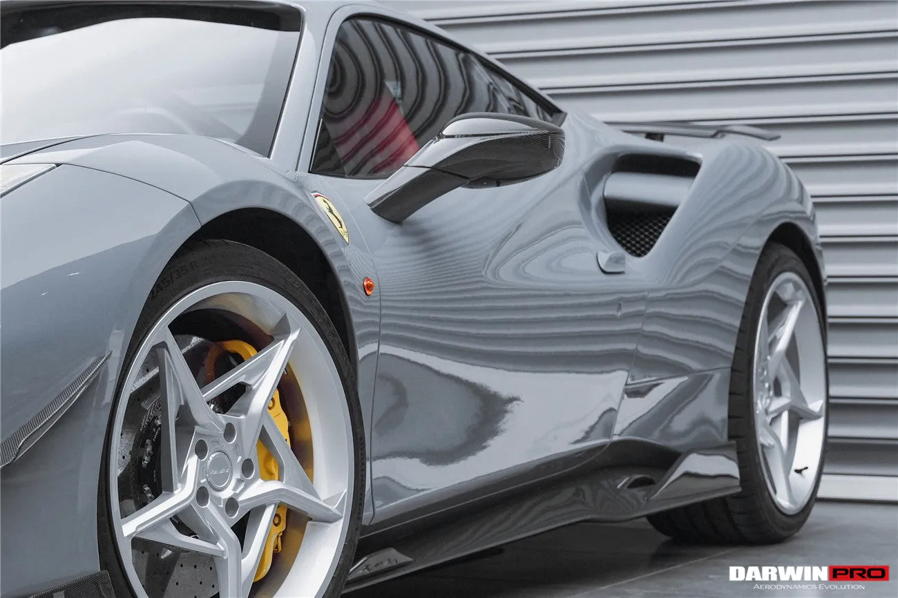 2015-2020 Ferrari 488 GTB & Spider iMP-Performance Carbon Fiber Side Skirts Under Board