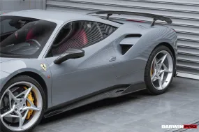 2015-2020 Ferrari 488 GTB & Spider iMP-Performance Carbon Fiber Side Skirts Under Board
