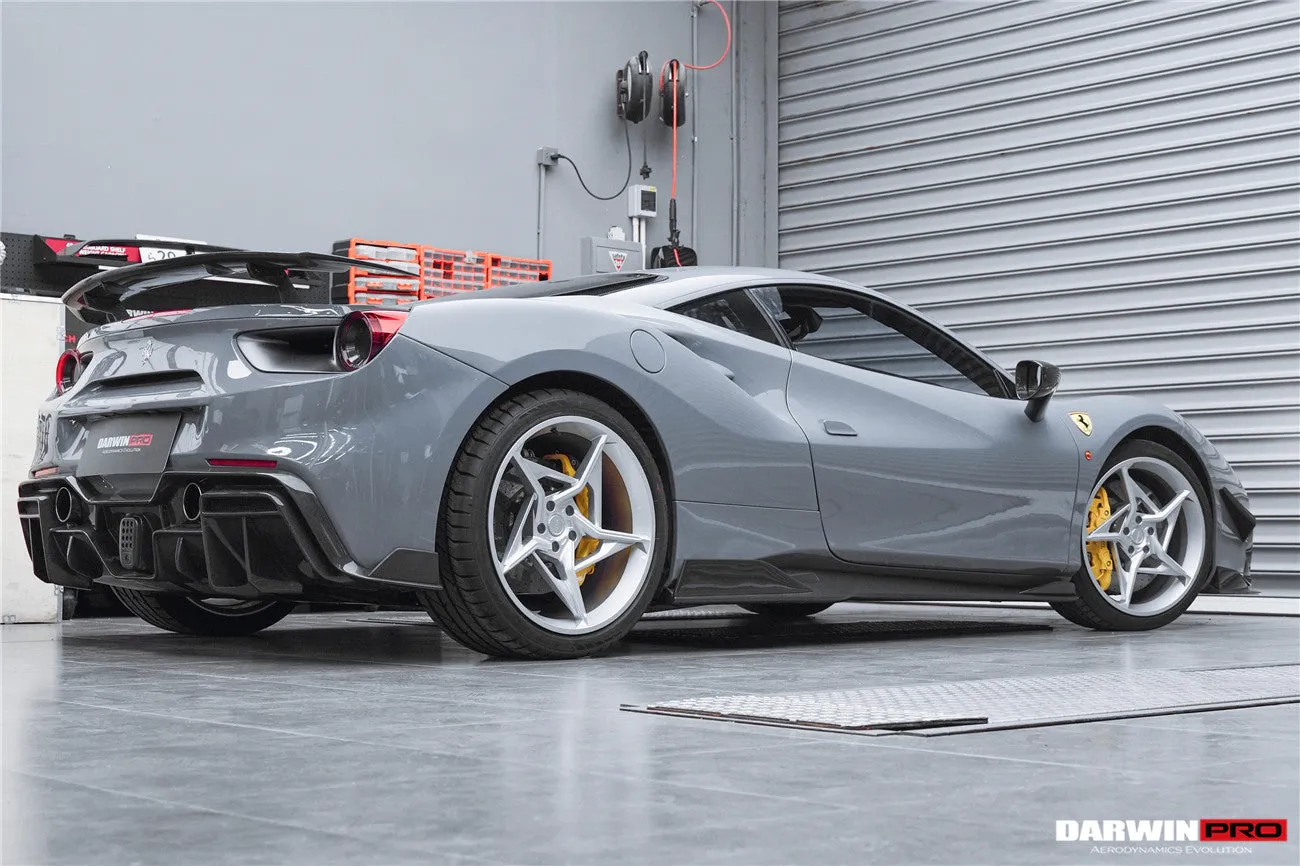 2015-2020 Ferrari 488 GTB & Spider iMP-Performance Carbon Fiber Side Skirts Under Board