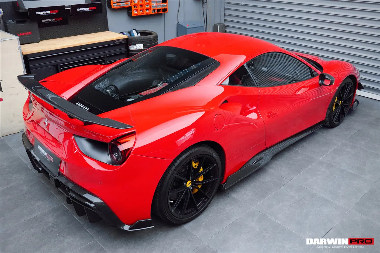 2015-2020 Ferrari 488 GTB & Spider iMP-Performance Carbon Fiber Side Skirts Under Board