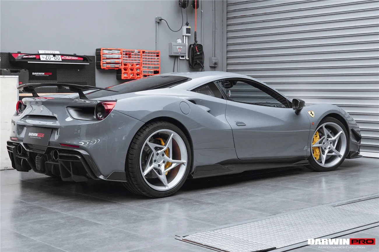 2015-2020 Ferrari 488 GTB & Spider iMP-Performance Carbon Fiber Side Skirts Under Board