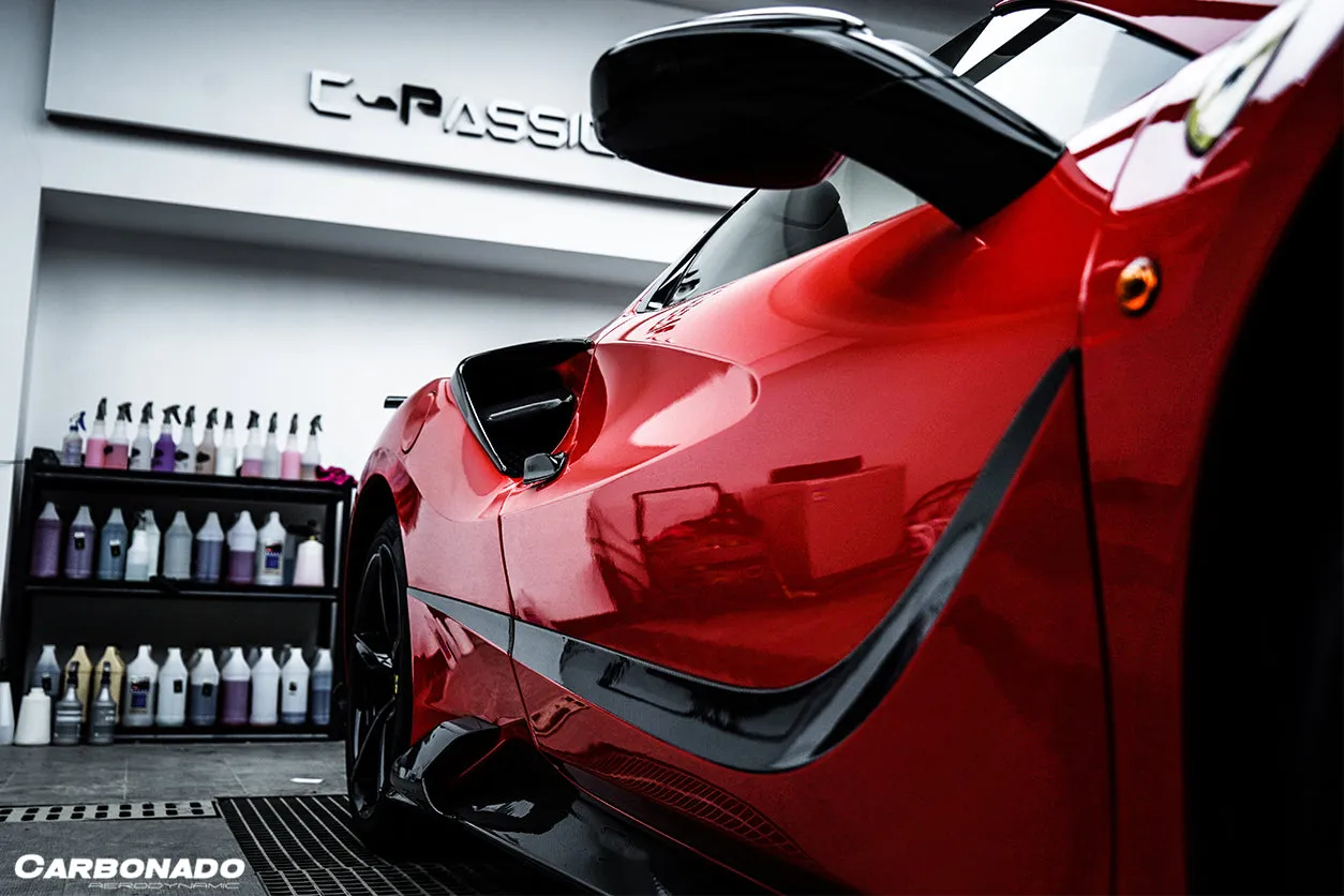 2015-2020 Ferrari 488 GTB & Spider MSY Style Side Skirts