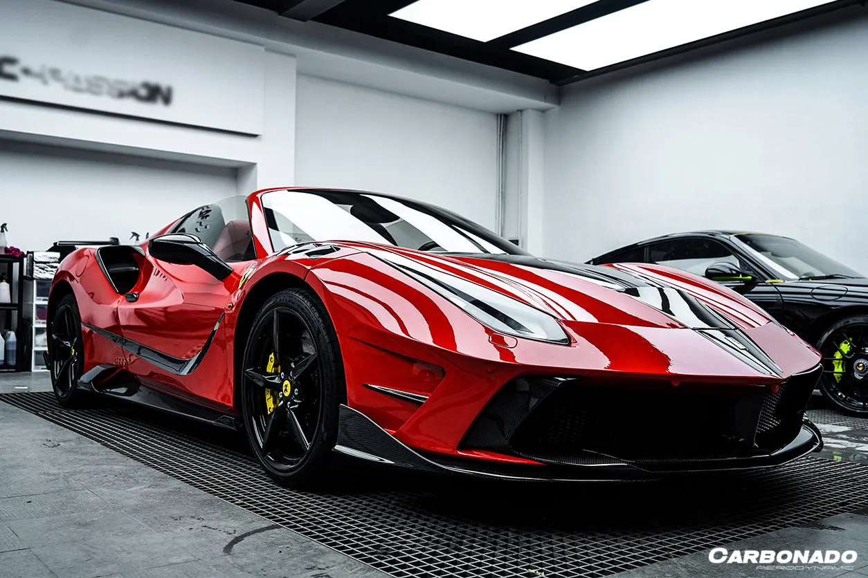 2015-2020 Ferrari 488 GTB & Spider MSY Style Side Skirts