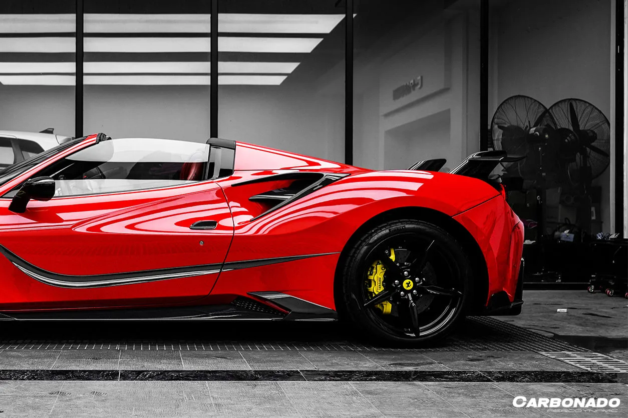 2015-2020 Ferrari 488 GTB & Spider MSY Style Side Skirts