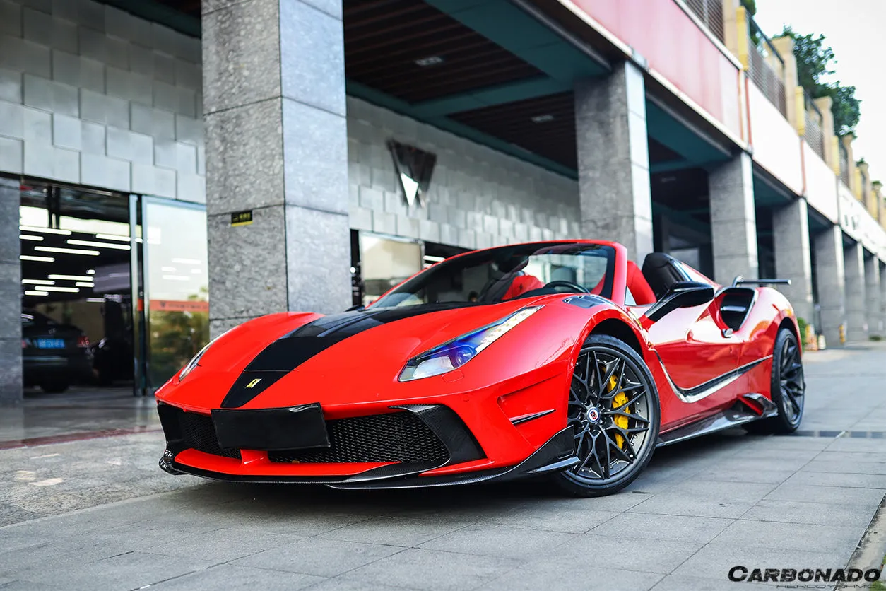 2015-2020 Ferrari 488 GTB & Spider MSY Style Side Skirts