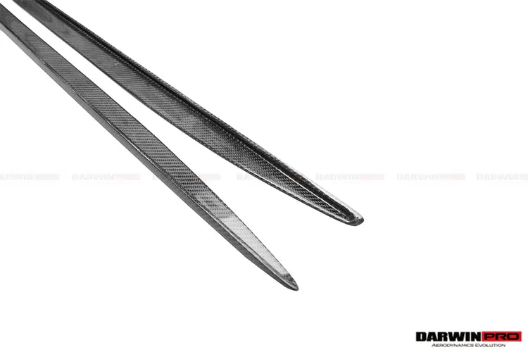 2015-2021 Mercedes Benz W205 C63/S AMG Sedan Carbon Fiber Side Skirts Extension