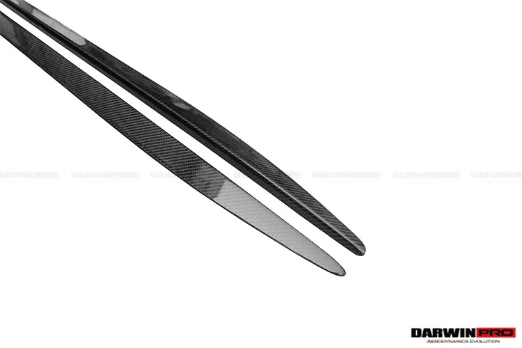 2015-2021 Mercedes Benz W205 C63/S AMG Sedan Carbon Fiber Side Skirts Extension