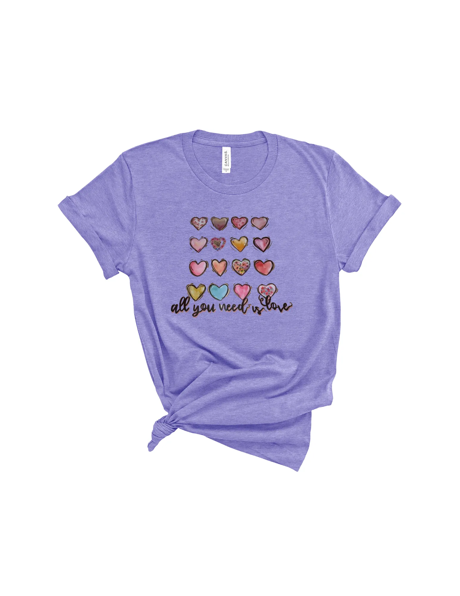 All you need is love hearts shirt