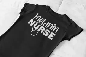 Black Nurse T-Shirt Melanin Nurse T-Shirt, black history month shirts