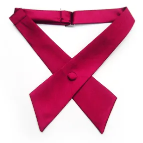 Burgundy Adjustable Cross Tie