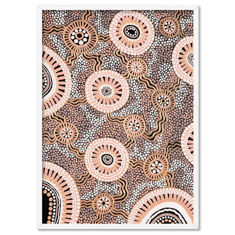 Connected Dreams I - Art Print by Leah Cummins