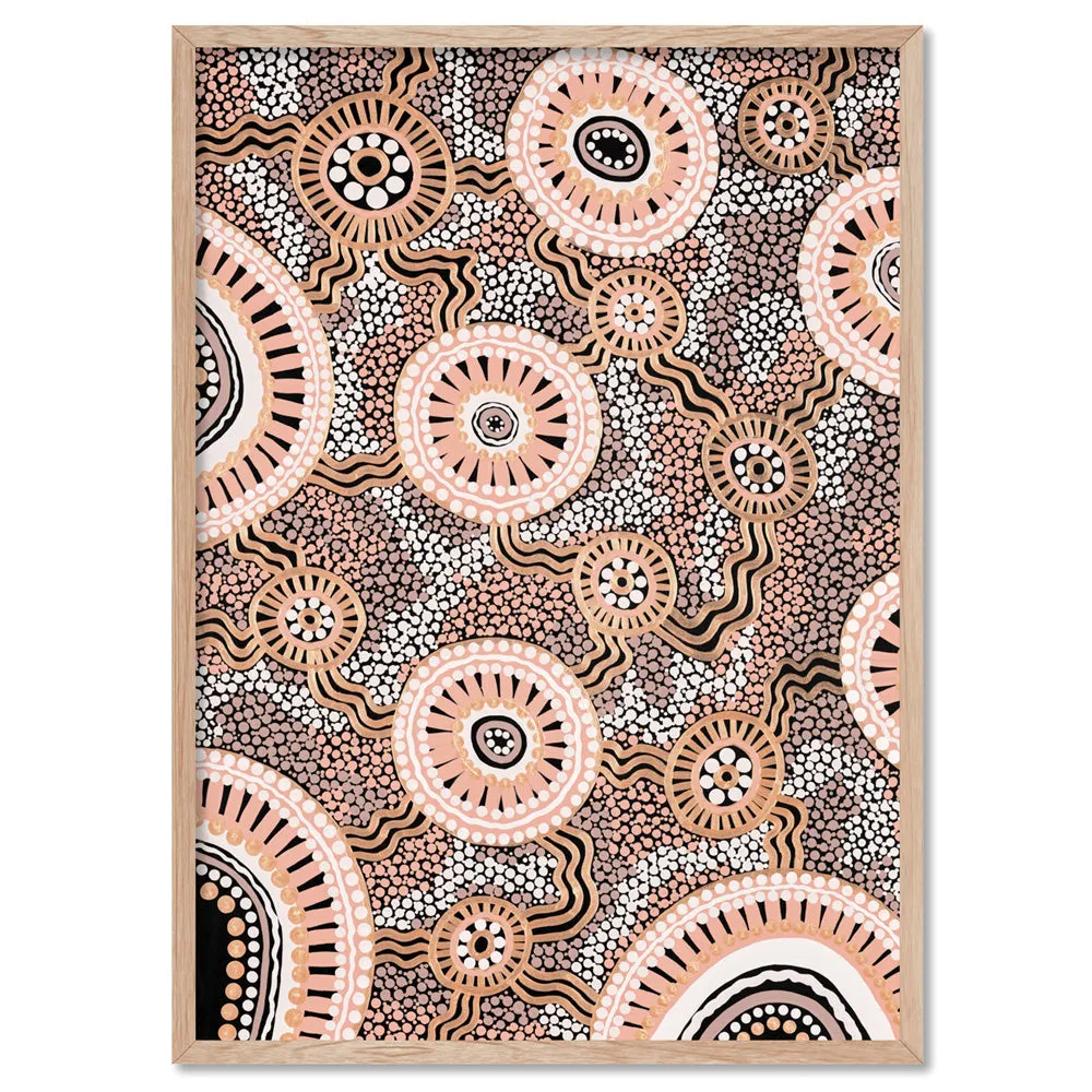 Connected Dreams I - Art Print by Leah Cummins