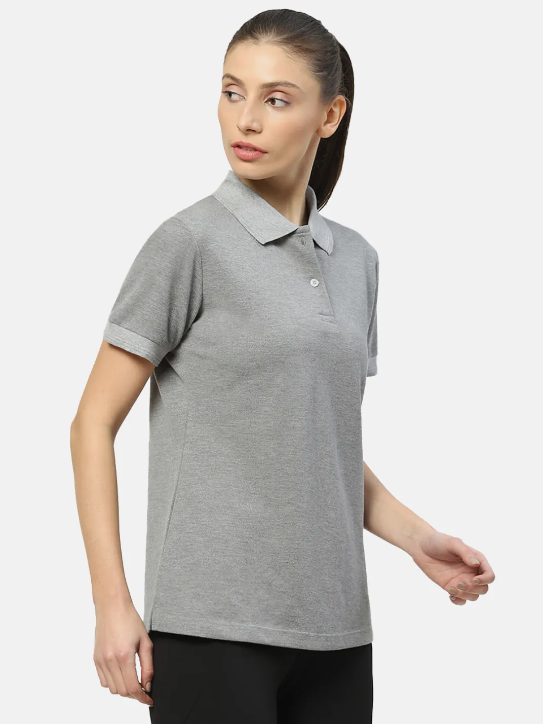 Hummel Kelci Womens Grey B2B Polo
