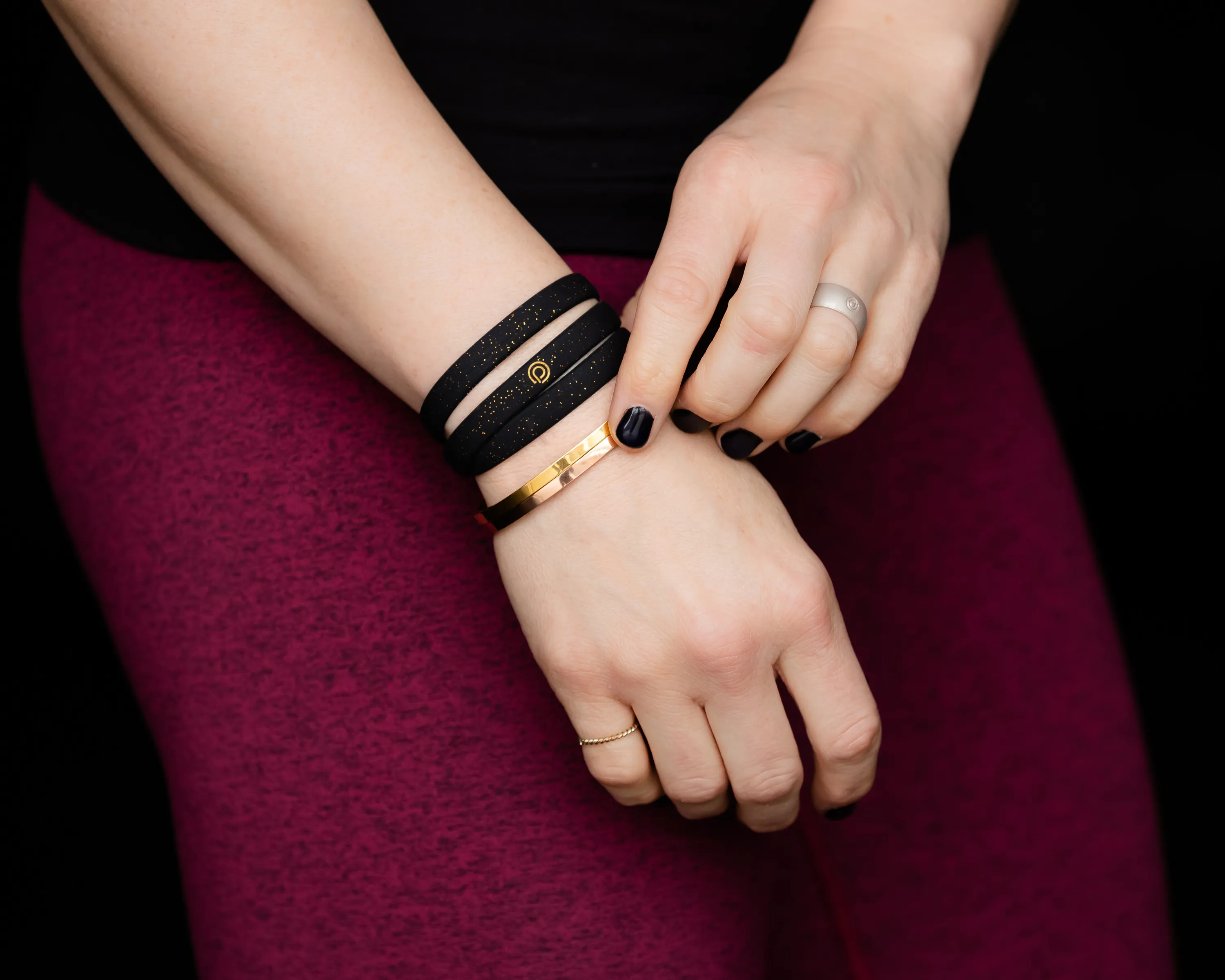 NIGHT STAR GOLD SILICONE WRAP