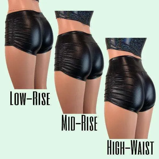 Ruched Booty Shorts - Rainbow Avatar