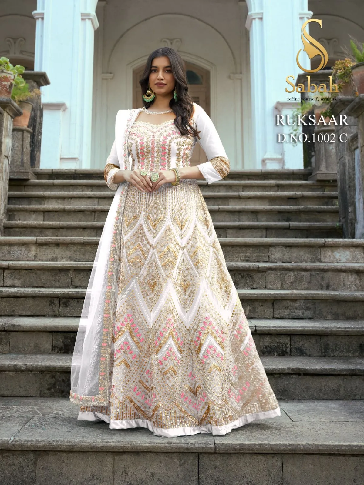 Sabah Ruksaar Wedding Wear Designer Salwar Suit Collection